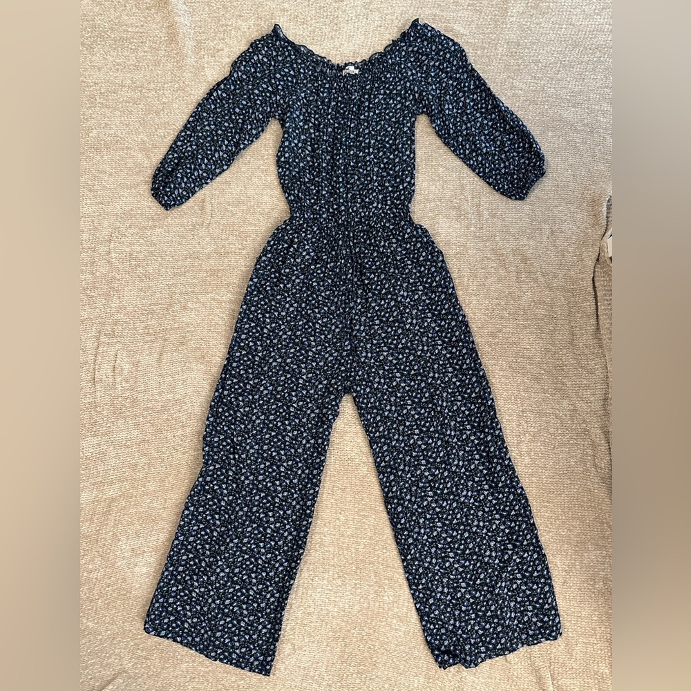 Floral Jump Suit - Size Small